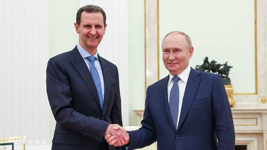 Bertemu Presiden Rusia Bashar Assad di Moskow, Putin Sampaikan Kekhawatiran Soal Timur Tengah