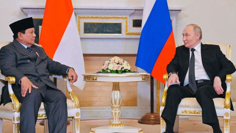 Bertemu Presiden Putin, Prabowo Apresiasi Rusia Dukung Keanggotaan Indonesia di BRICS