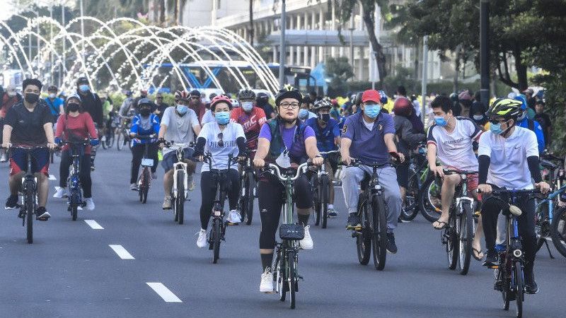 Tugu Sepeda DKI Dianggarkan Rp800 Juta, Pesepeda Surabaya Beri Komentar Menohok