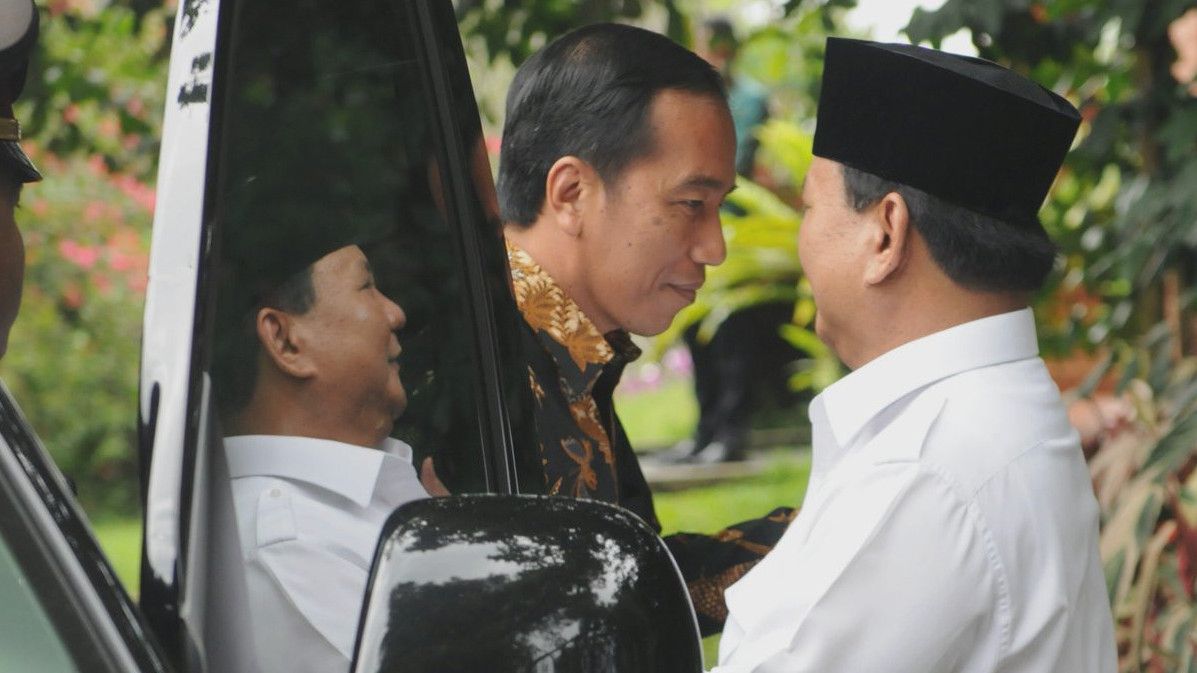 Depan Prabowo, Jokowi: Partai Jangan Saling Menjatuhkan