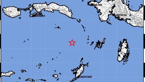 Laut Banda Maluku Tengah Diguncang Gempa M5,1 BMKG: Tidak Berpotensi Tsunami