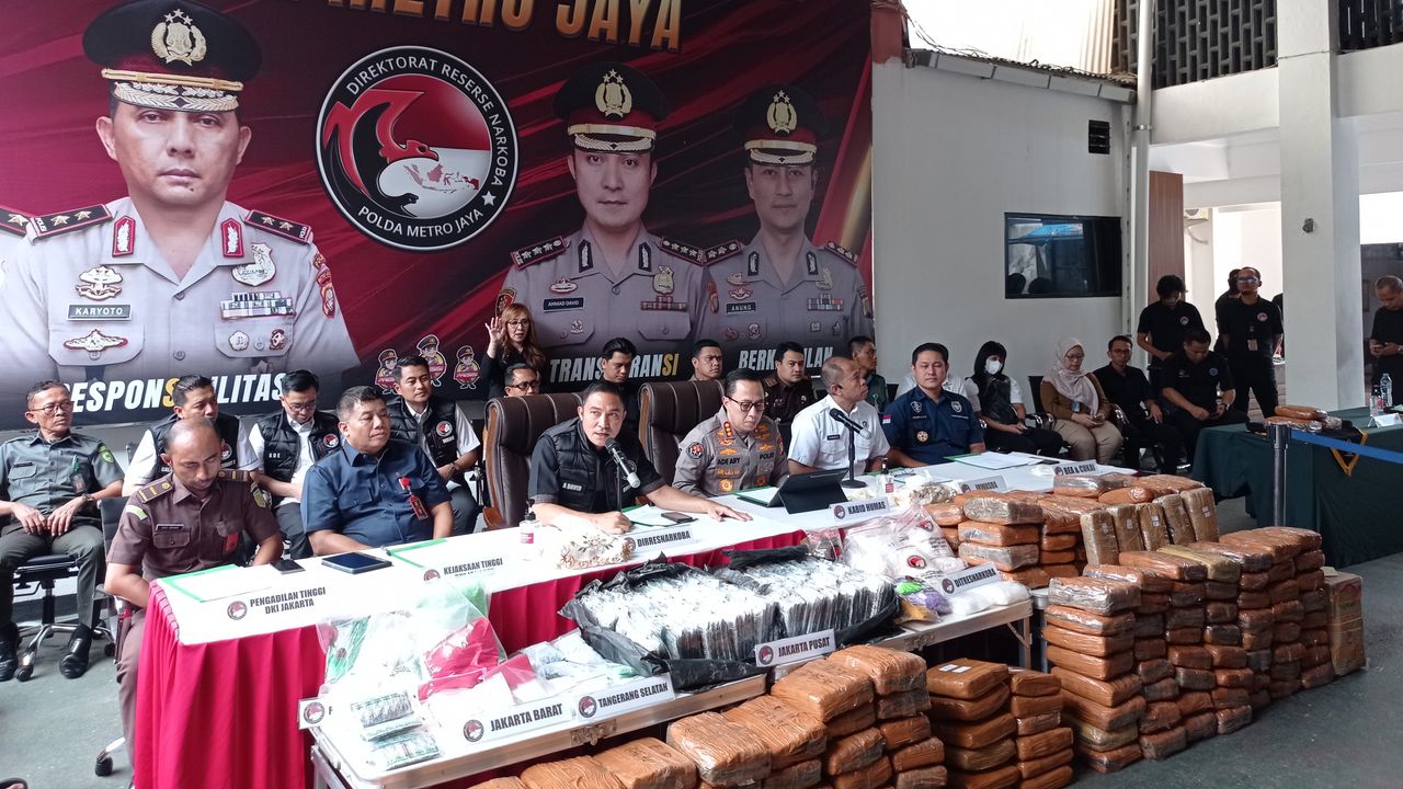 Polda Metro Ungkap 1.566 Kasus Narkoba Selama 3 Bulan, 2.038 Orang Jadi Tersangka
