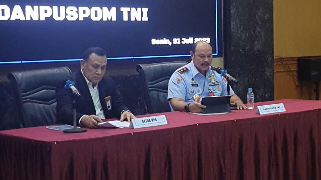 Puspom TNI Tetapkan Kabasarnas dan Koorsmin Sebagai Tersangka, Keduanya Langsung Ditahan