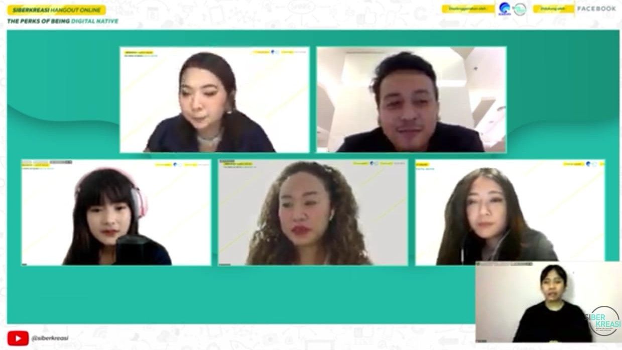 Webinar 'The Perks of Being Digital Native', Cara Siberkreasi Wujudkan Generasi Cakap Digital