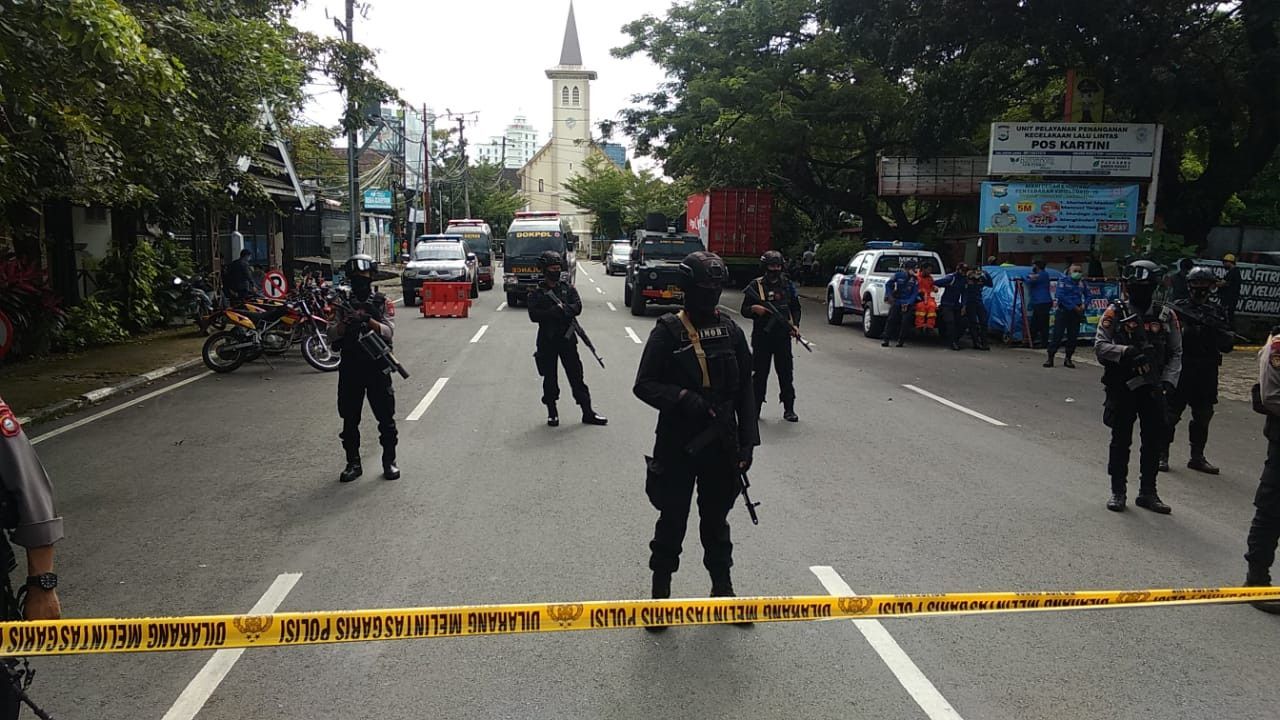 Masih Identifikasi dan Dalami, Polisi Sebut Pelaku Bom Bunuh Diri Makassar Laki-Laki