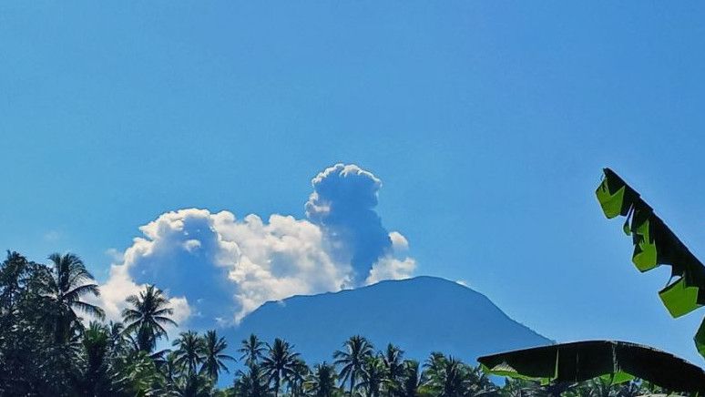 Gunung Ibu di Maluku Utara Erupsi Lontarkan Abu Vulkanik Setinggi 800 Meter