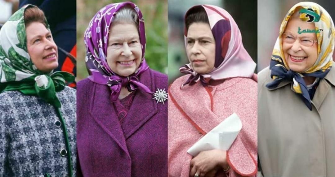 Ratu Elizabeth II pakai hijab (Foto: Instagram/@dasadlatif212)