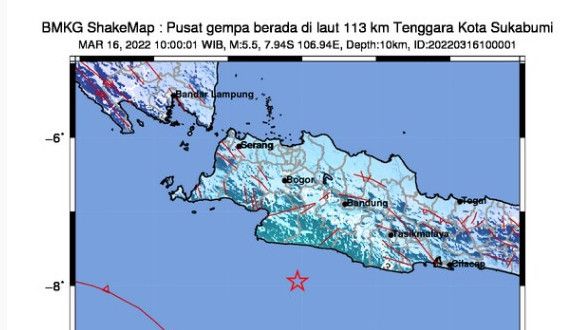 Gempa di Laut Sukabumi Terasa Hingga Bandung dan Jakarta, BMKG: Tak Perlu Panik, Tidak akan Ada Gempa Susulan