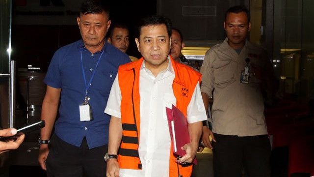 Dapat Remisi Idulfitri, Hukuman Setya Novanto Dipangkas Sebulan