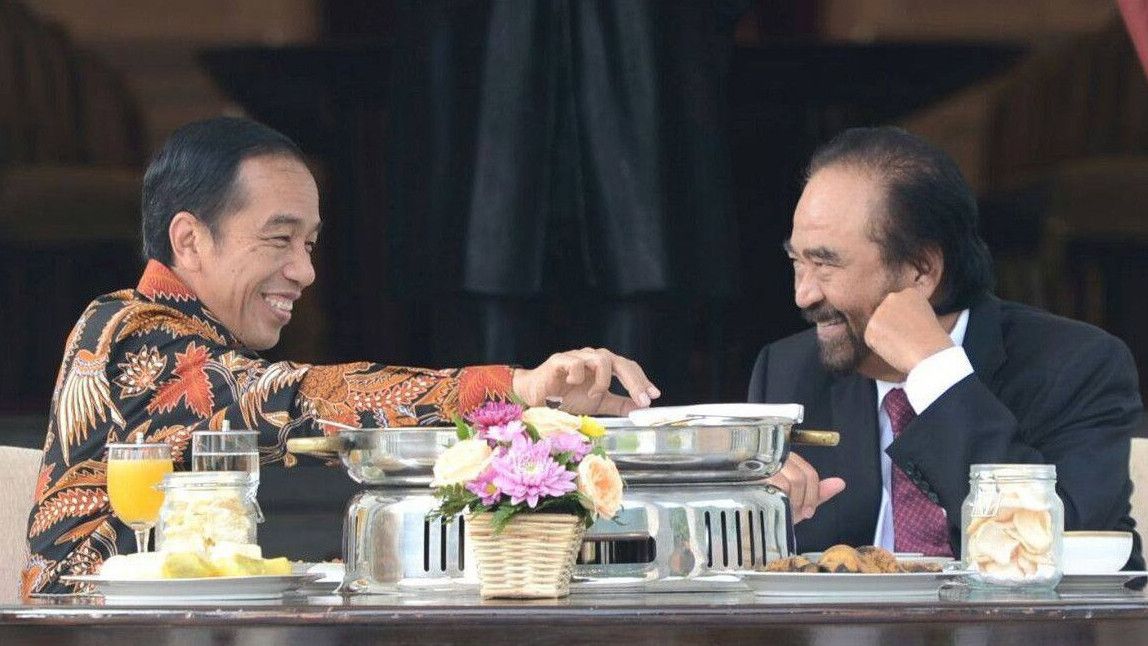 Ungkap Isi Pembicaraan Saat Bertemu Jokowi, Surya Paloh: Bahas Hal yang Ringan-ringan