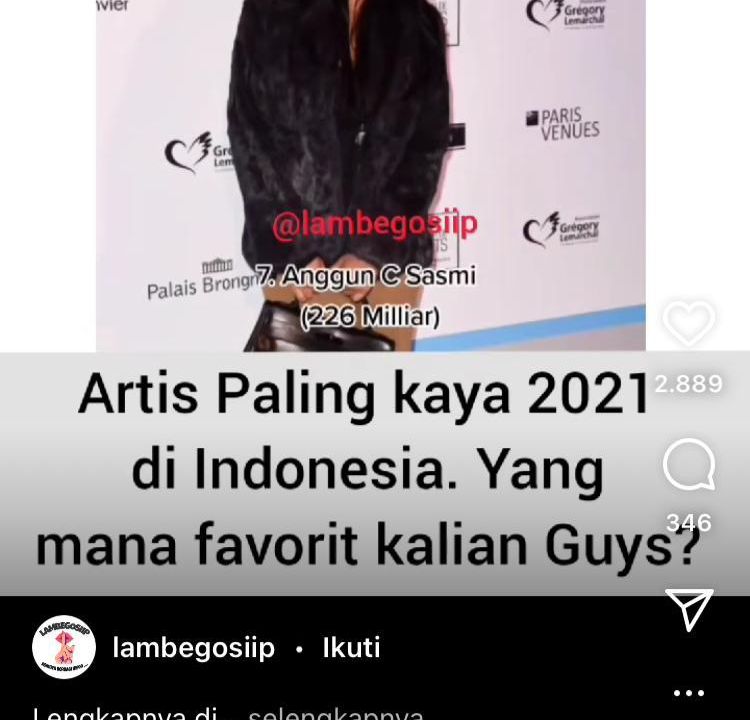 Anggun (Foto: Instagram/@lambegosiip)