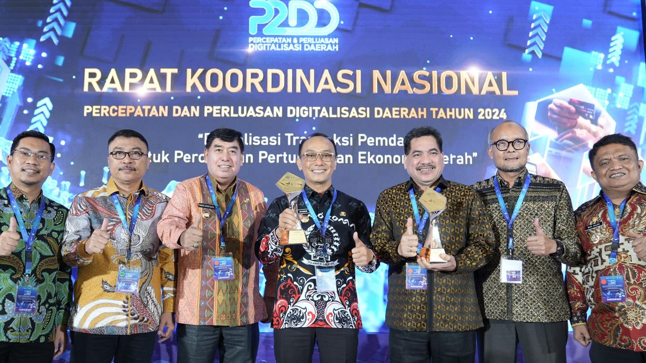 Pemprov Sulsel Raih Juara 1 dalam Championship TP2DD 2024 Wilayah Sulawesi