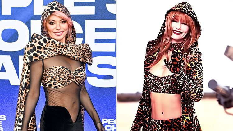 Nostalgia Pakai Outfit Leopard di People Choice Awards 2022, Shania Twain Tampil Bak ABG
