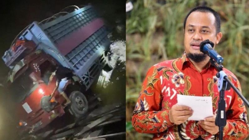 Plt Gubernur Sulsel Soroti Jembatan di Luwu yang Ambruk dan Celakai Truk