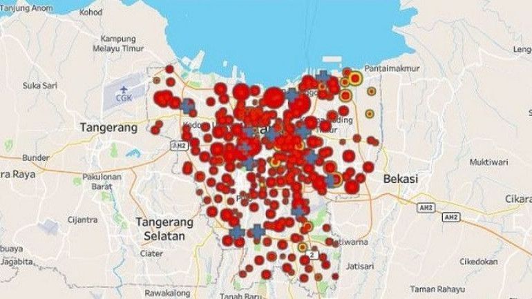 Zona Merah COVID-19 di Jakarta Makin Banyak, Ini Data Lengkapnya