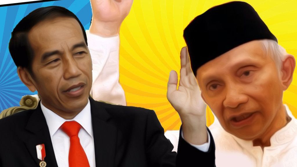 Amien Rais Bertemu Jokowi, Denny Siregar: Gua Nggak Sanggup Ngadepin Mbah-Mbah Halu