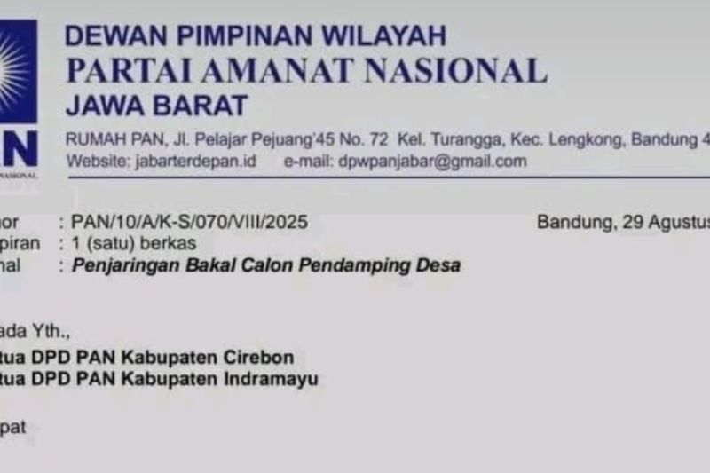 Demi Raup Suara, PAN Jabar Perintahkan Kader Isi Jabatan Pendamping Desa di Dua Kabupaten?