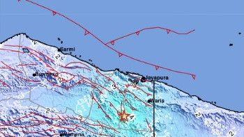 Gempa M 5,2 Guncang Keerom Papua