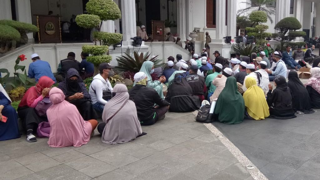Aksi Bela Rizieq Shihab di Bogor, Demonstran Ingin Bertemu Bima Arya