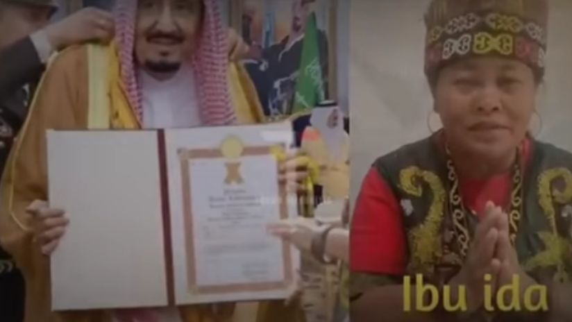 Ida Dayak Diberi Hadiah Kewarganegaraan Arab Saudi Oleh Raja Salman, Benarkah?