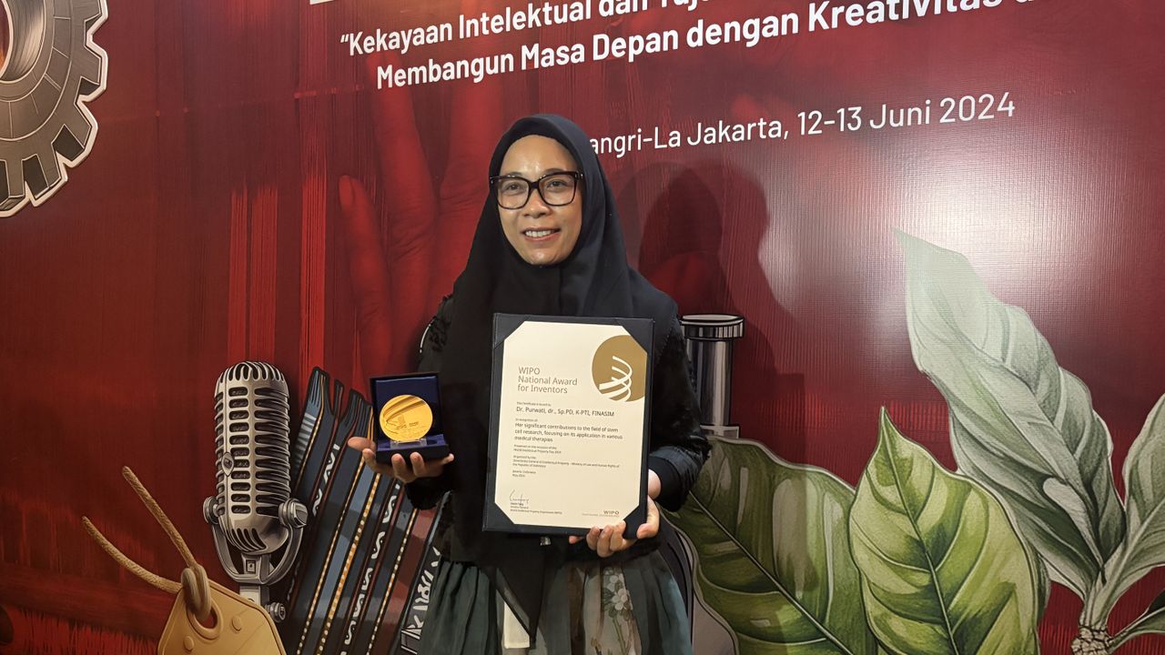 Ahli Stem Cell Unair Meraih WIPO Award for Inventor dari Kemenkumham