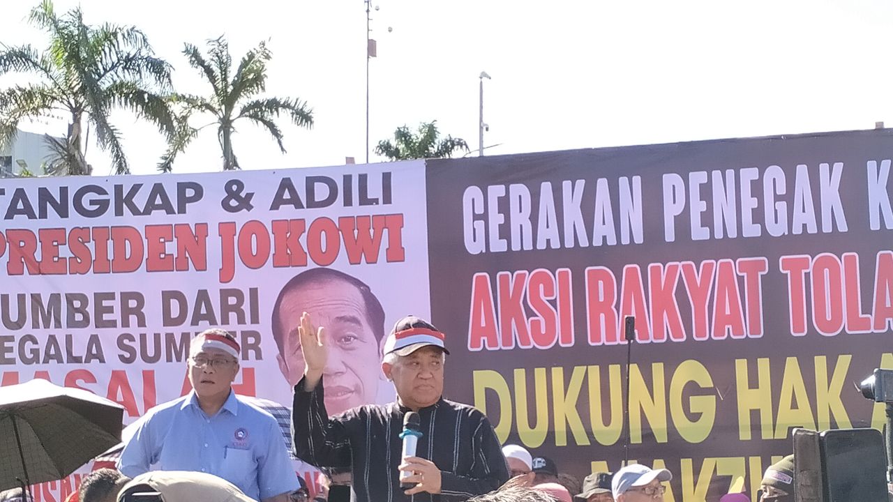 Pimpin Demo di DPR, Din Syamsuddin Sebut Presiden Jokowi Layak Dimakzulkan