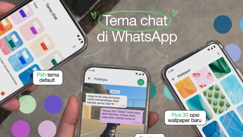WhatsApp Rilis Fitur Tema Chat Warna-Warni, Begini Cara Aturnya