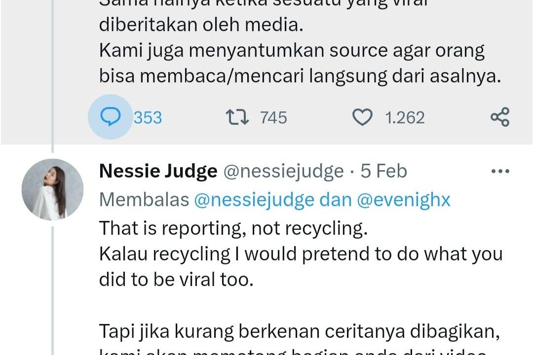 Nessie Judge (Foto: Twitter) 
