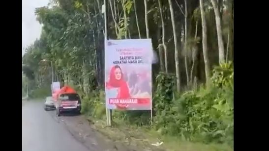 Viral Baliho Puan Bertebaran di Lokasi Erupsi Gunung Semeru, Ketua Fraksi PDIP: Spontanitas Kader dan Orang Dekat