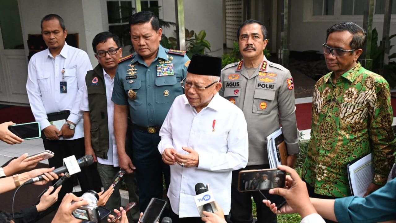 Wapres Ma'ruf Amin Tunda Makan Siang dengan Tiga Cawapres Hari Ini