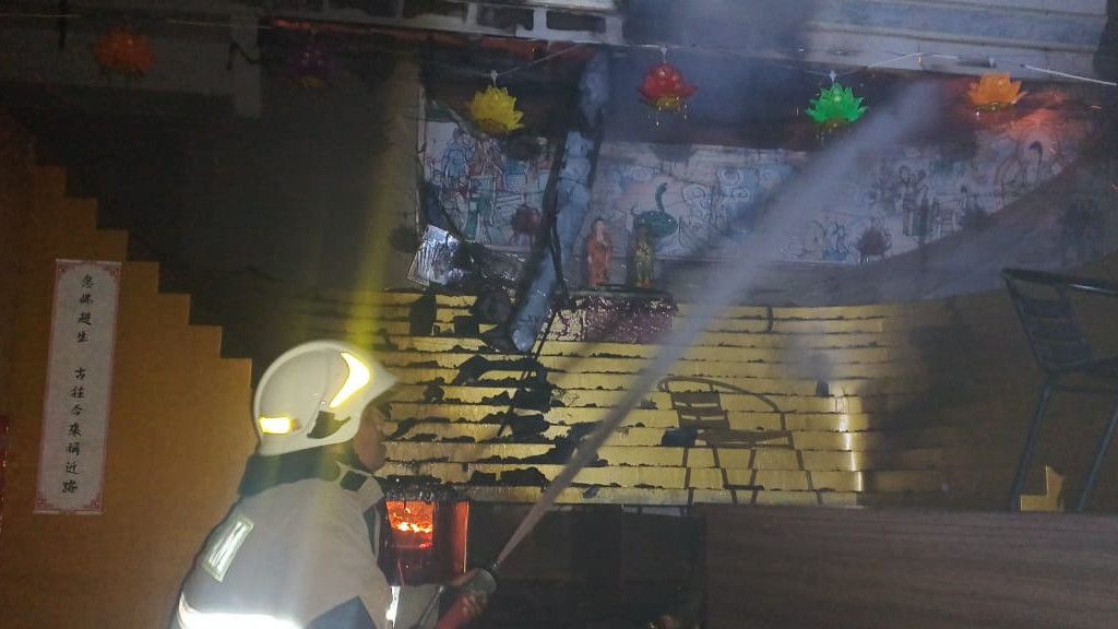 Vihara di Cilincing Jakut Terbakar Dini Hari Tadi, Kerugian Mencapai Rp1,05 Miliar