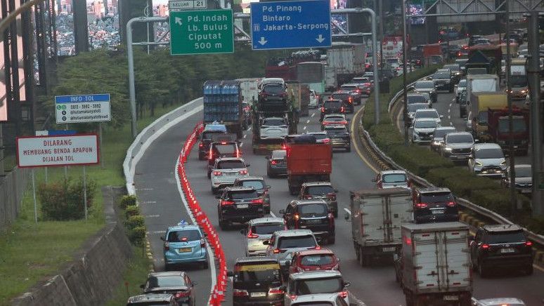 Uji Coba Penggunaan Satu Lajur di Tol Fatmawati 2 Jaksel Diperpanjang hingga Oktober