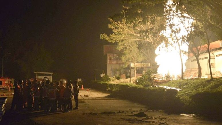 Polisi : Semburan Api di Rest Area Cipali Belum Padam Selama 2 Hari