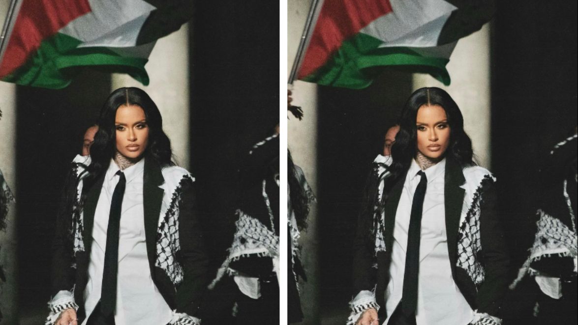 Rilis Musik Video Bela Palestina, Kehlani Pakai Baju Keffiyeh hingga Kibarkan Bendera