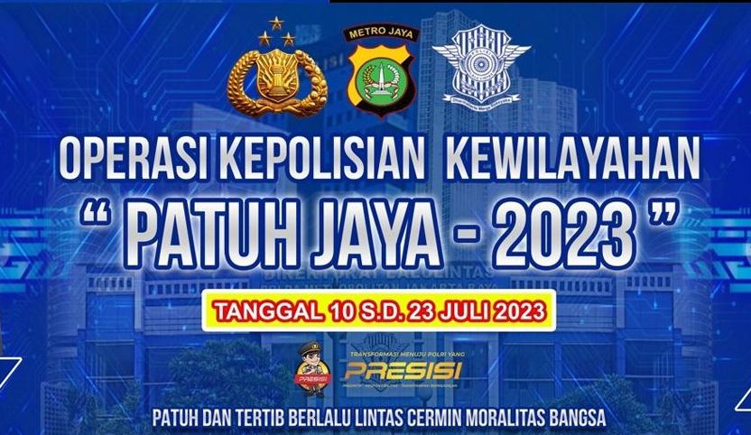 Operasi Patuh Jaya 2023 Digelar, 14 Jenis Pelanggaran Jadi Fokus Penindakan