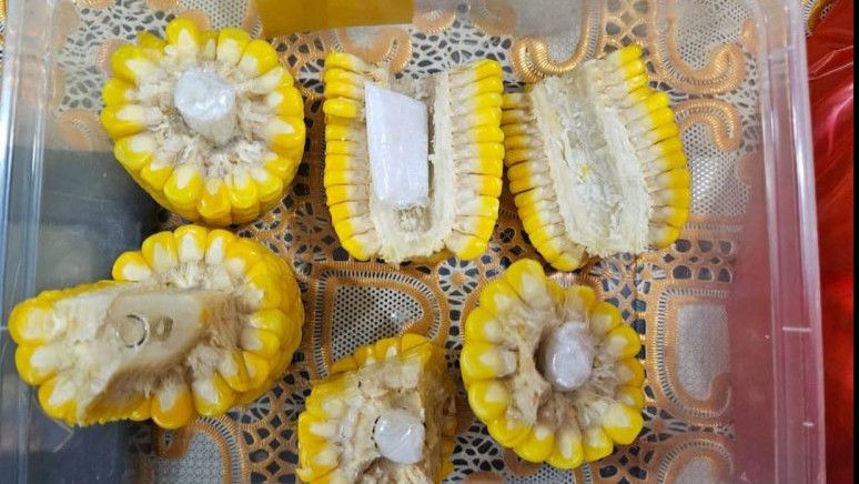 Penyelundupan 4 Paket Jagung Rebus Berisi Sabu Berhasil Didigagalkan Lapas Samarinda