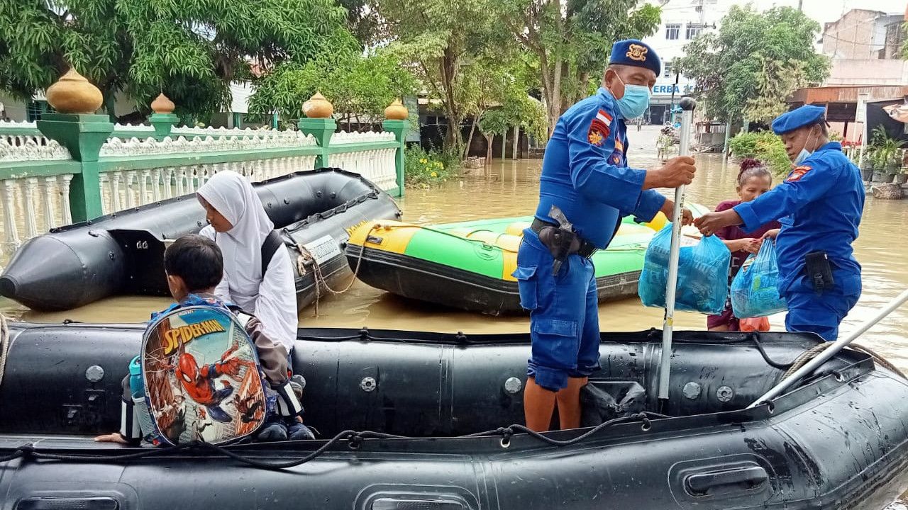 Banjir Masih Rendam Kota Tebingtinggi, 13 Kelurahan dan 3.686 KK Terdampak