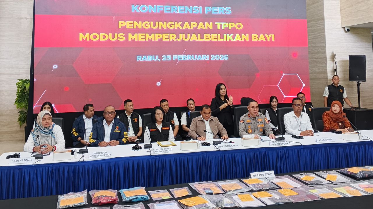 Kasus Jual Beli Bayi, 12 Orang Jadi Tersangka Termasuk Orang Tua Biologis Anak