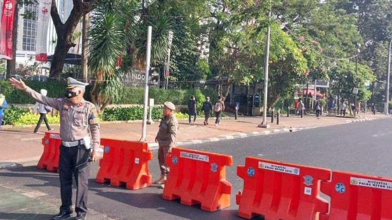 Sidang Putusan Gugatan Sistem Pemilu, Polda Metro Jaya Turunkan 1.202 Personel Amankan Gedung MK