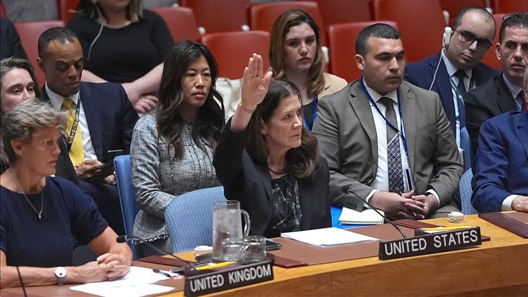 Amerika Serikat Veto Resolusi DK PBB Soal Gaza, Gencatan Senjata Gagal Terwujud