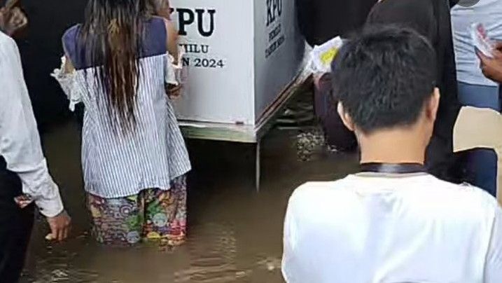 Bertambah! 70 TPS di Jakarta Terendam Banjir pada Hari Pencoblosan Pemilu 2024