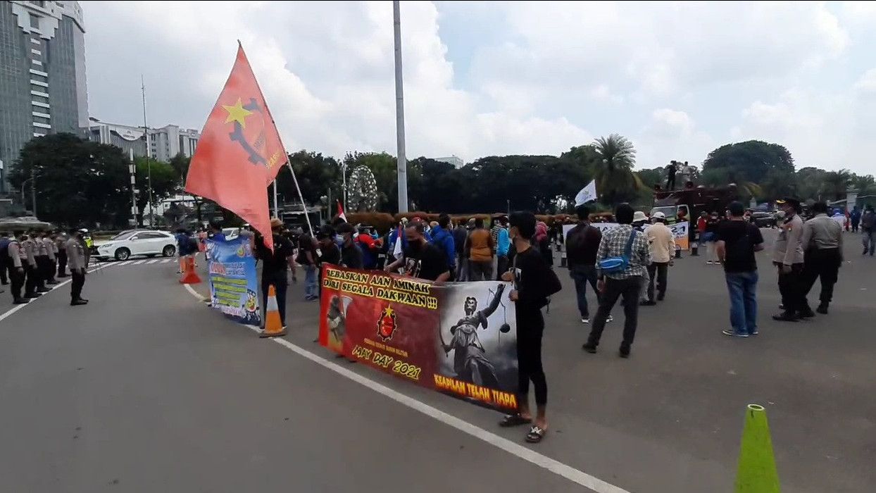 Ricuh Hari Buruh, Polisi Amankan 22 Anggota Anarko