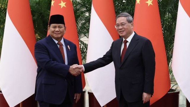 Temui PM Li Qiang, Prabowo: Saya Datang dengan Niat Tingkatkan Kerja Sama