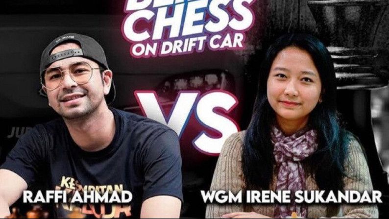 Duel Catur Irene Sukandar vs Raffi Ahmad Catatkan Rekor MURI
