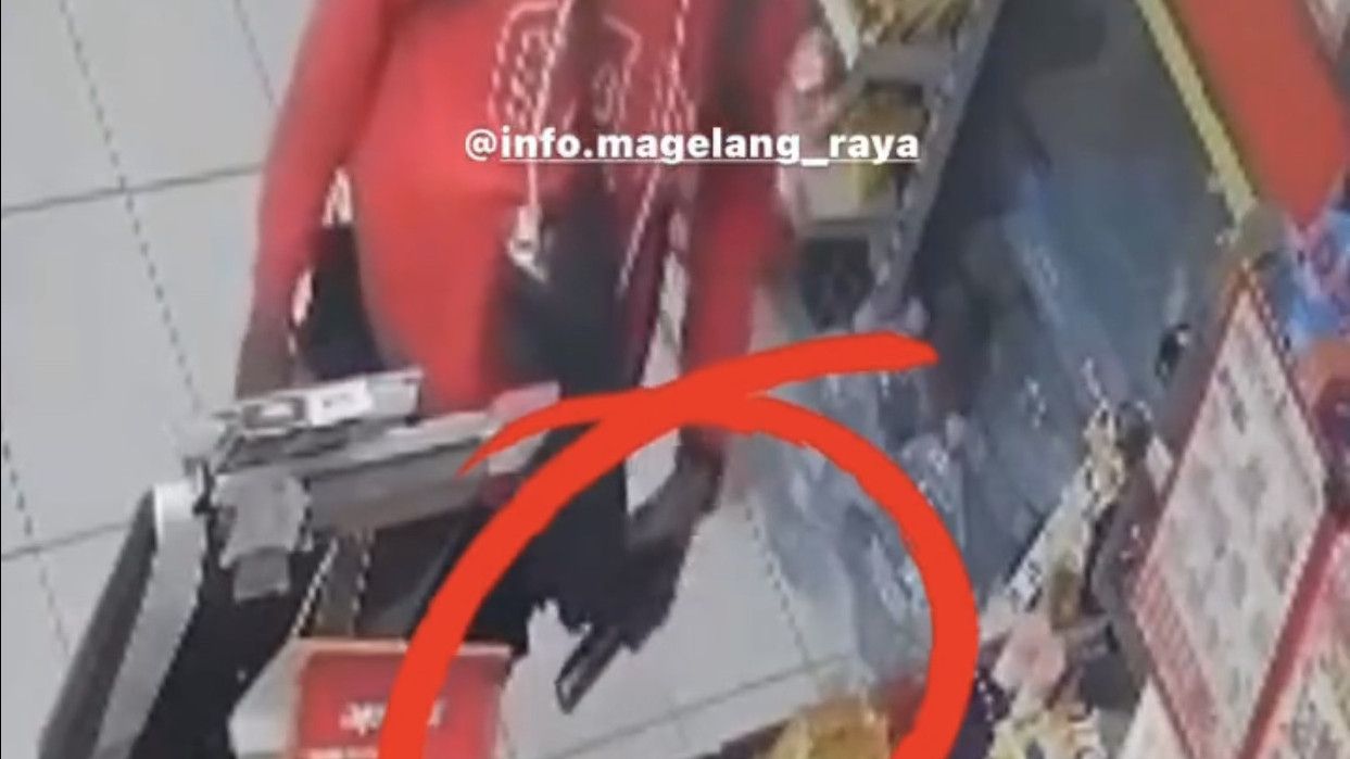 Demi Sebungkus Cokelat, Pria di Magelang Todong Pelayan Minimarket Pakai Senpi