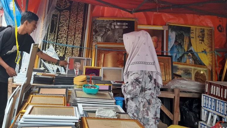 Penjual Bingkai Kecipratan Untung dari Pilpres, Foto Prabowo-Gibran Mulai Banjir Ratusan Pesanan