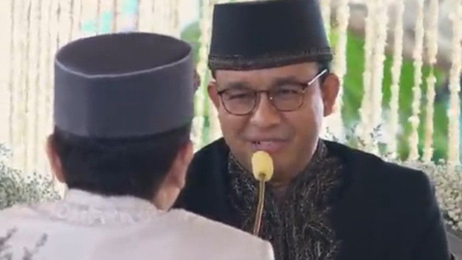 Momen Anies Baswedan Nikahkan Putri Pertamanya Pakai Bahasa Arab