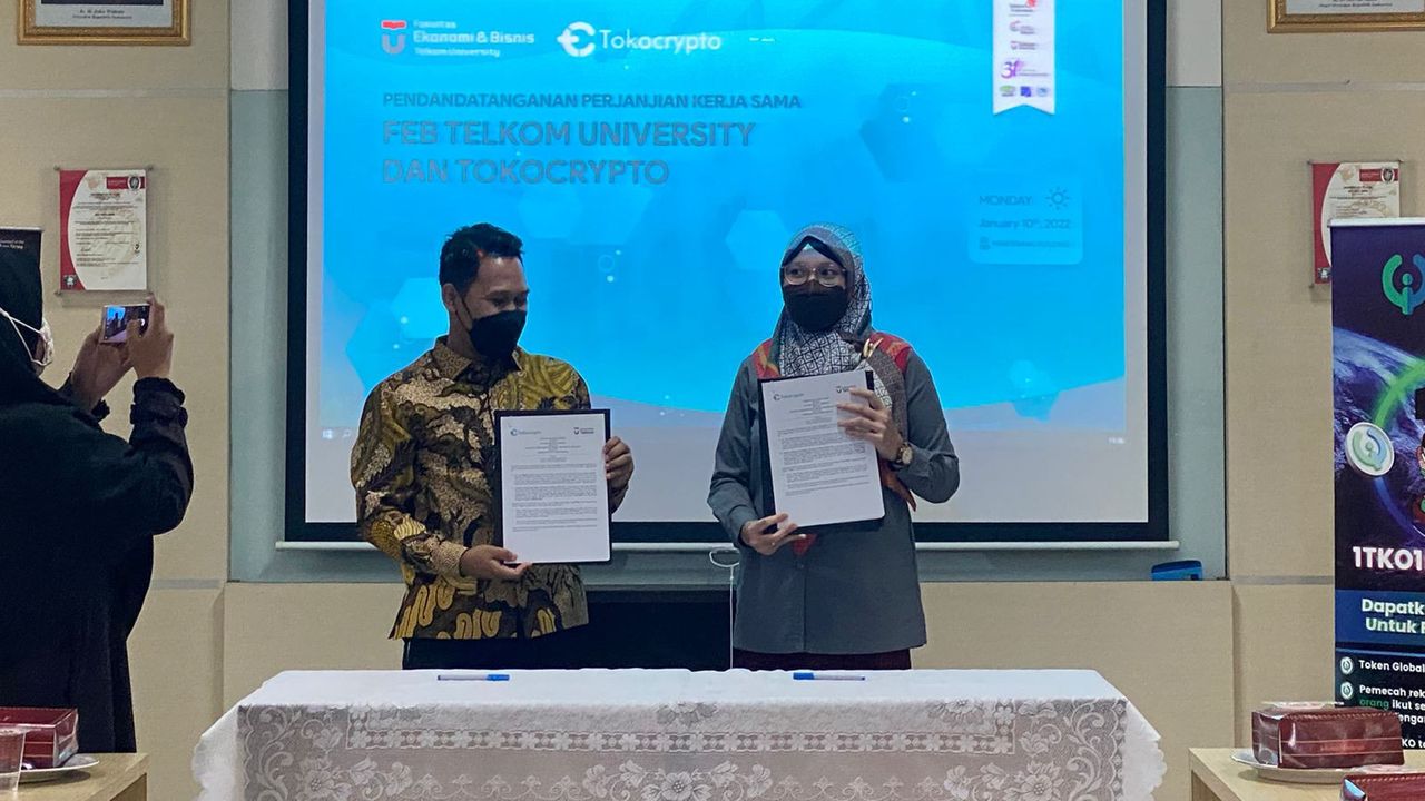 Telkom University dan Tokocrypto Luncurkan Pojok Kripto