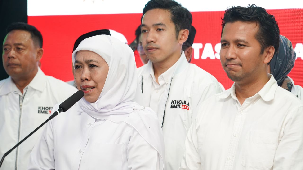 Hasil Akhir Quick Count Poltracking Indonesia, Khofifah-Emil Menang Mutlak di Jatim