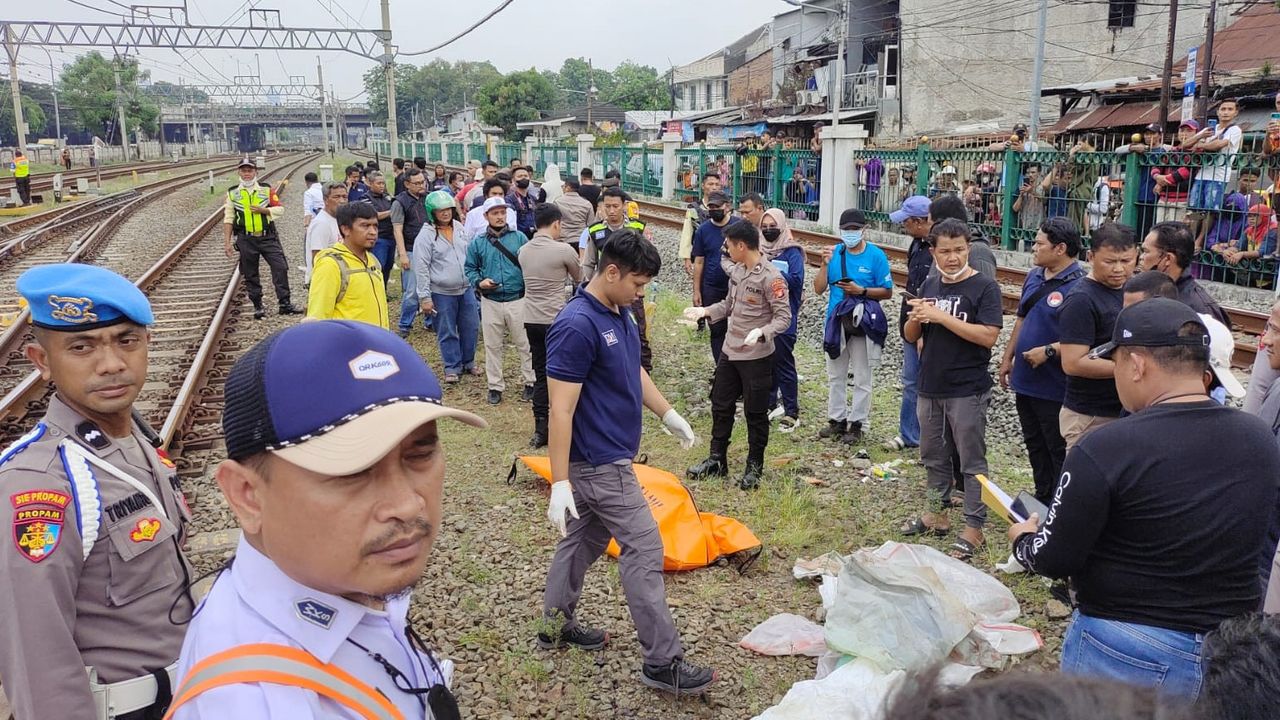 Kasat Narkoba Polres Metro Jakarta Timur Tewas Tertabrak Kereta Api